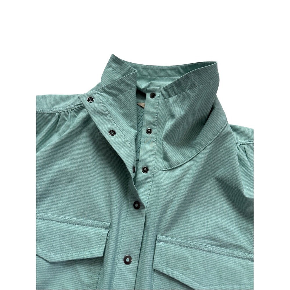 Duluth Trading Co Sol Survivor Sun Protection Shirt Jac Seafoam XS Outdoorsy - Picture 7 of 12
